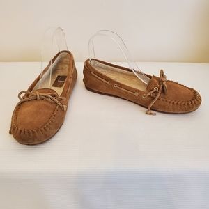 Coach Antonia Suede Mocassin Shoes